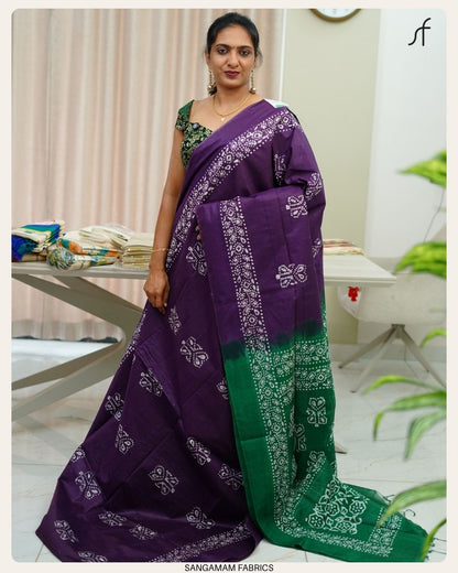 SEMI TUSSAR SILK SAREE