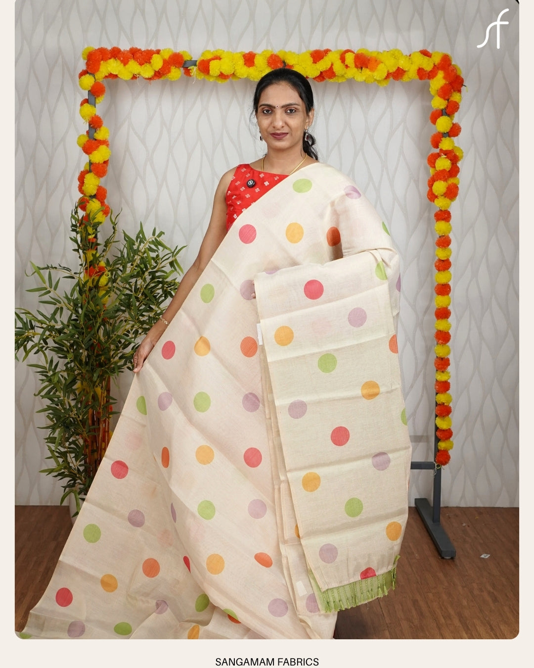 CLASSIC POLKA SAREE