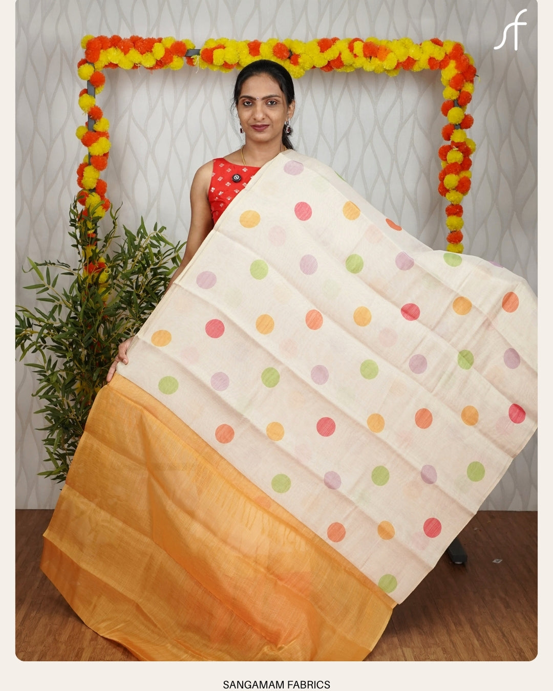 CLASSIC POLKA SAREE