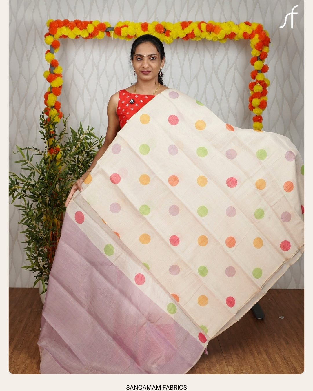 CLASSIC POLKA SAREE