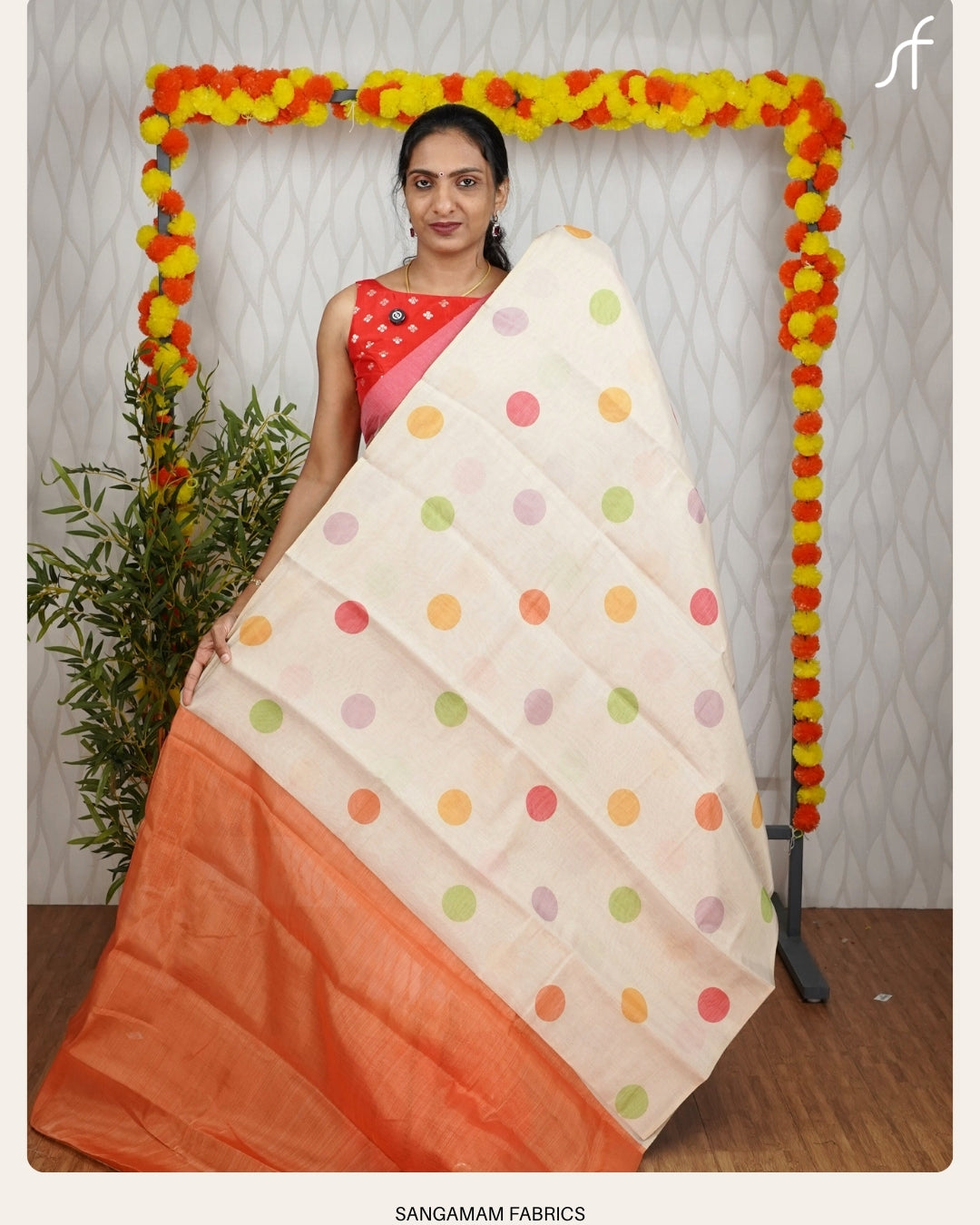 CLASSIC POLKA SAREE