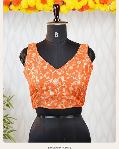 Banarasi Butta Woven Tissue Blouse