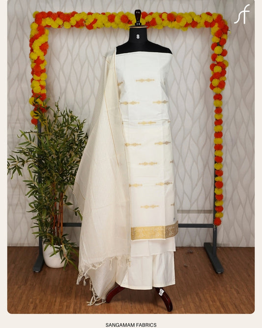 ONAM TRADITIONAL PATTERN SALWAR SUIT