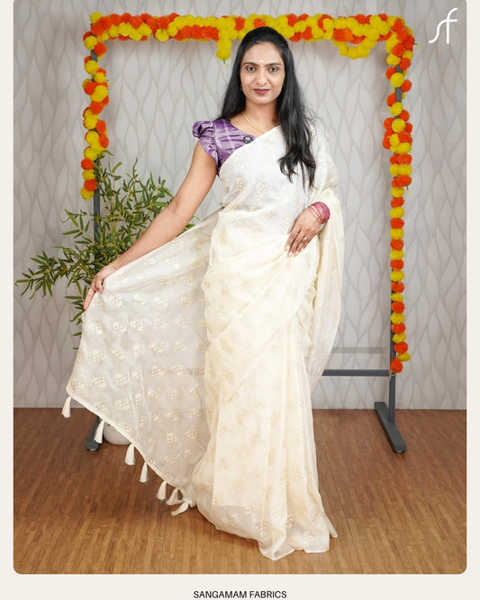 FLORAL DESIGNER SAREE