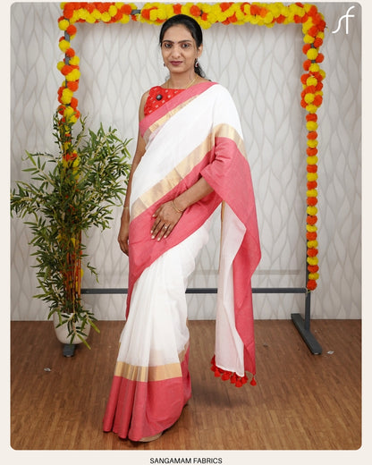 ONAM SPECIAL MUL COTTON SAREE