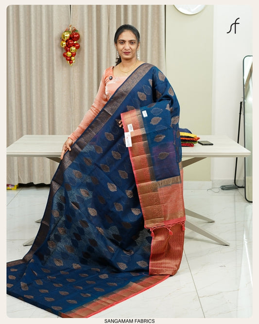 SEMI JUTE BANARASI SAREE