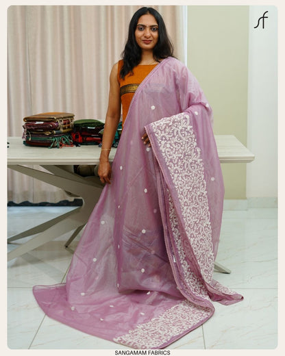 NET ORGANZA SAREE