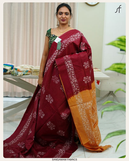 SEMI TUSSAR SILK SAREE