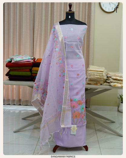 NET COTTA SALWAR SUIT