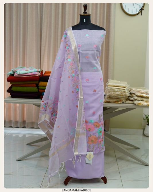 NET COTTA SALWAR SUIT