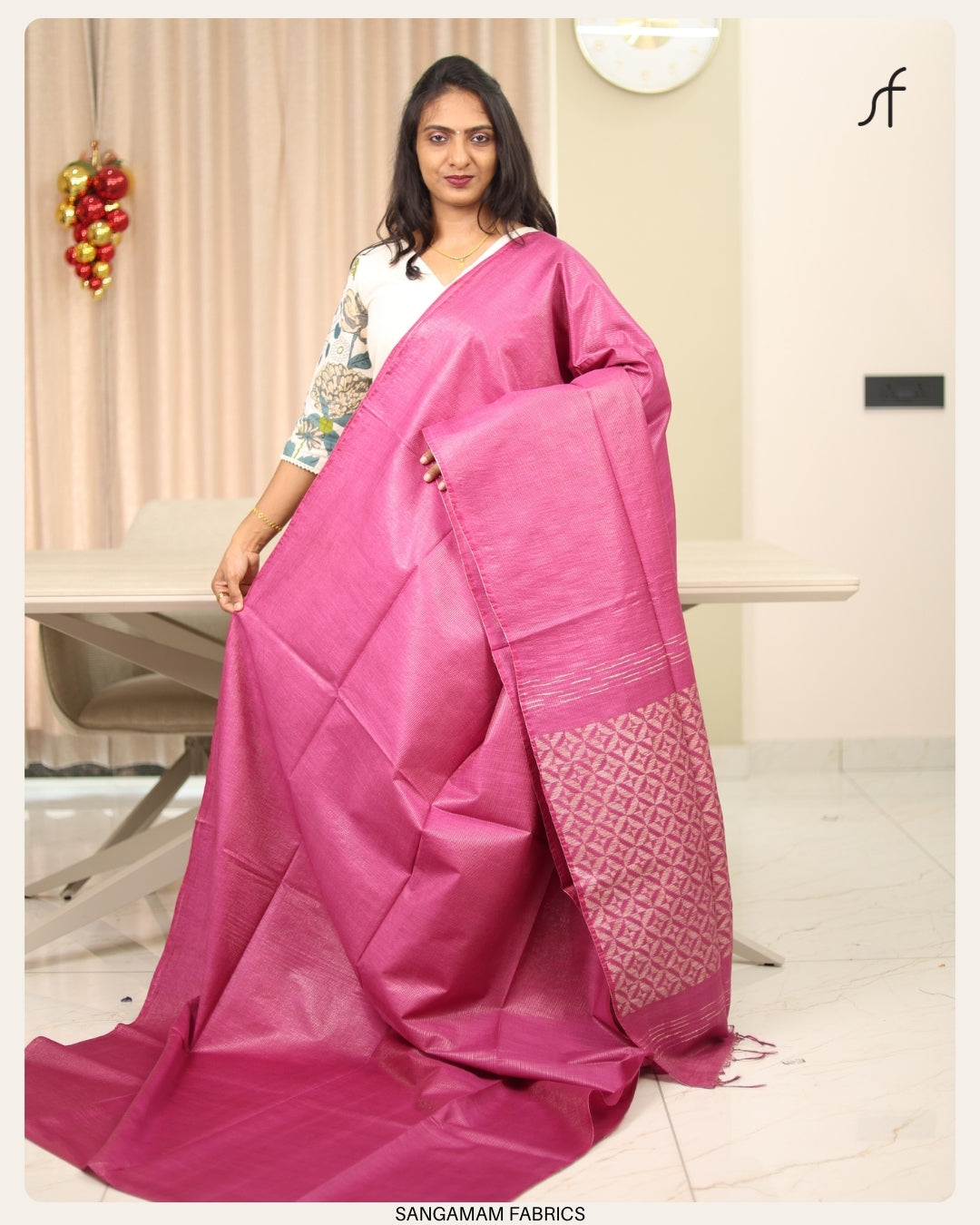 SEMI TUSSAR SILK SAREE