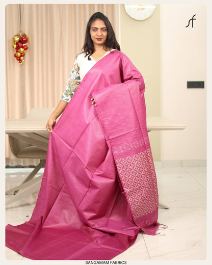SEMI TUSSAR SILK SAREE
