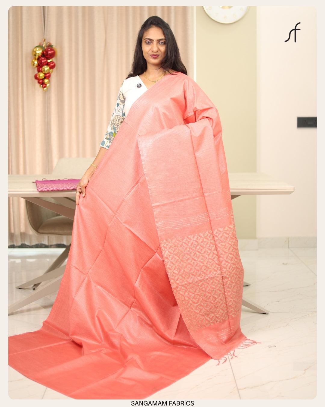 SEMI TUSSAR SILK SAREE
