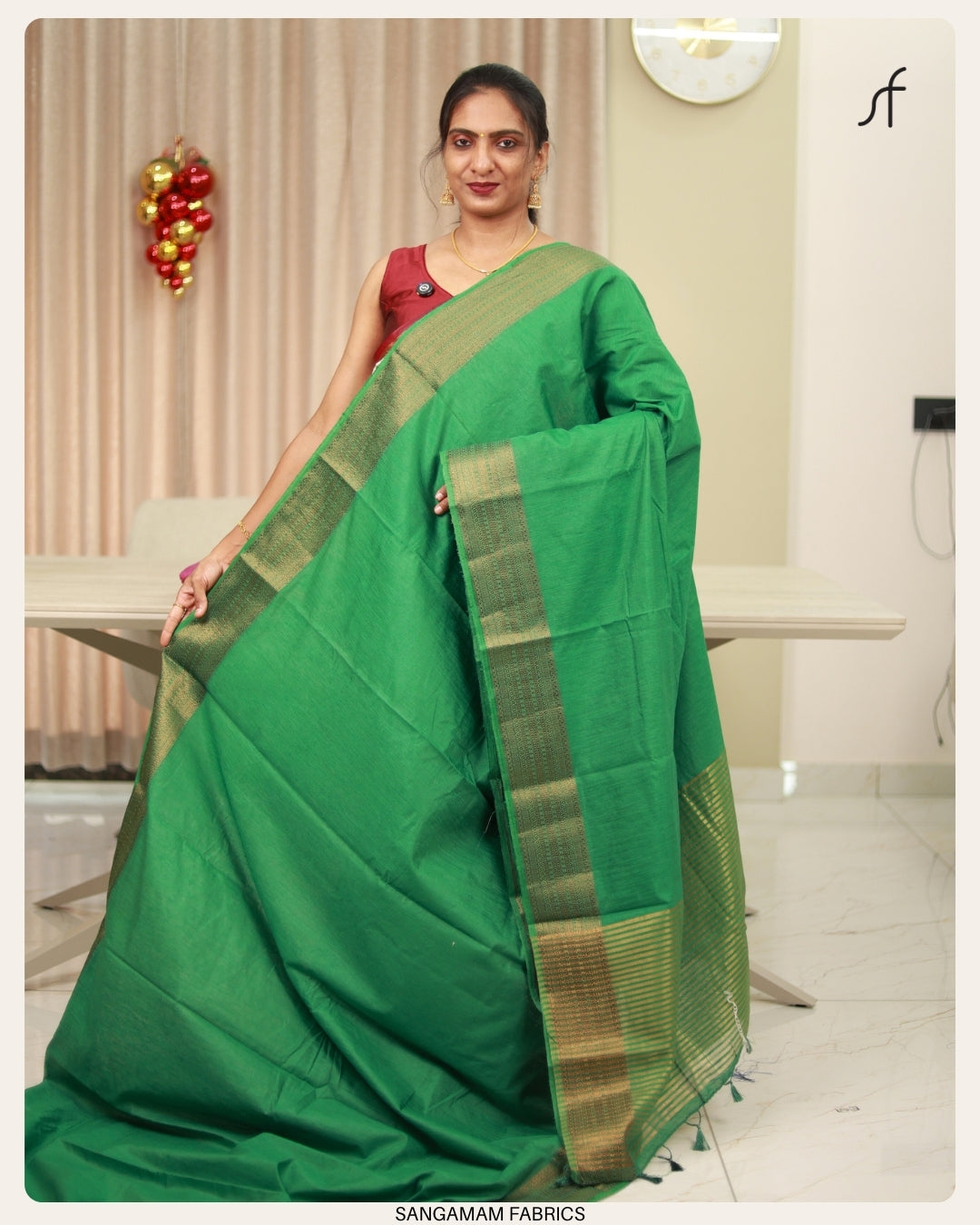 SEMI JUTE BANARASI SAREE
