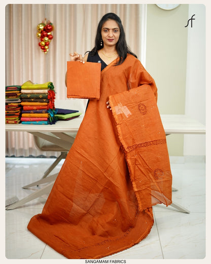 CHROCHET DETAILED SAREE