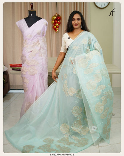 TURKISH ORGANZA SAREE