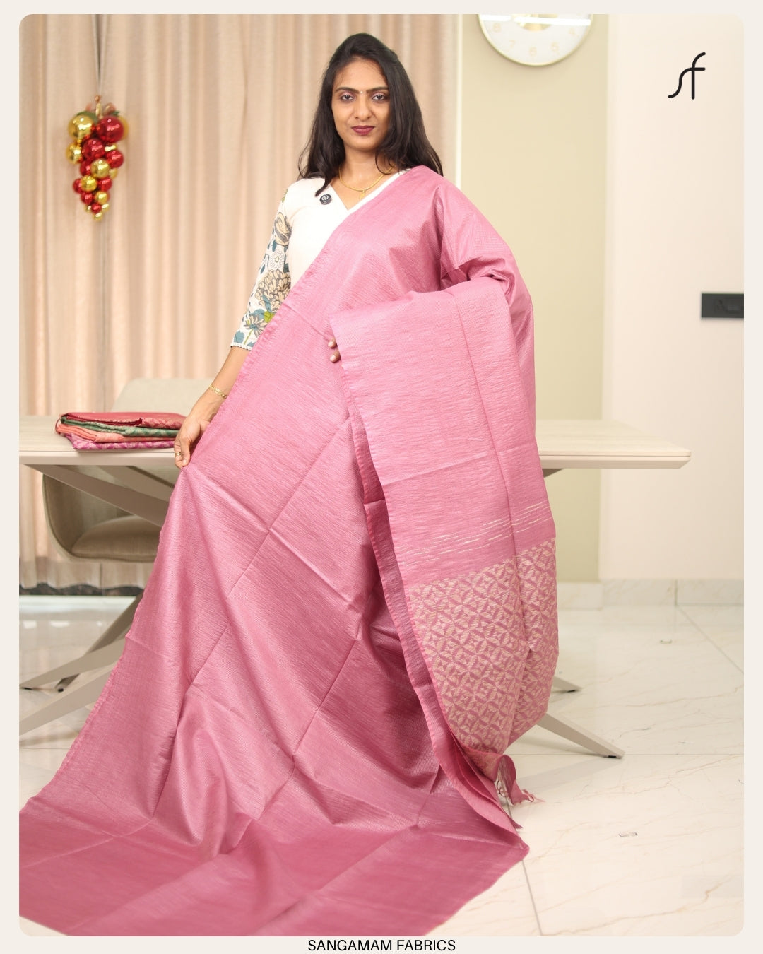 SEMI TUSSAR SILK SAREE