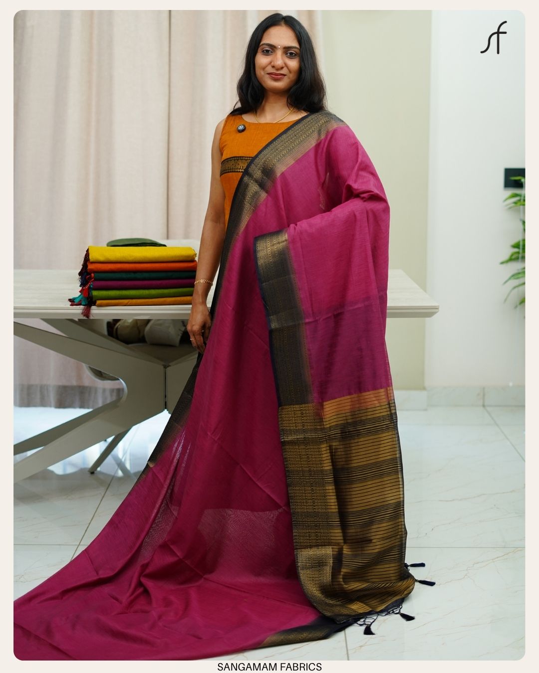 LINEN JUTE SAREE