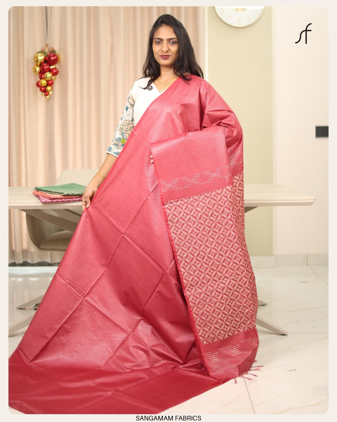 SEMI TUSSAR SILK SAREE