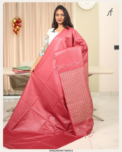 SEMI TUSSAR SILK SAREE