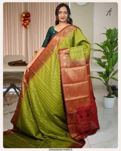 BANARASI SAREE (GREEN)