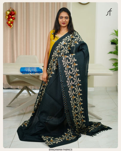 SEMI JUTE SAREE