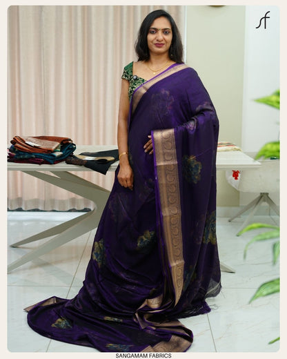 CRAPE BANARASI SAREE