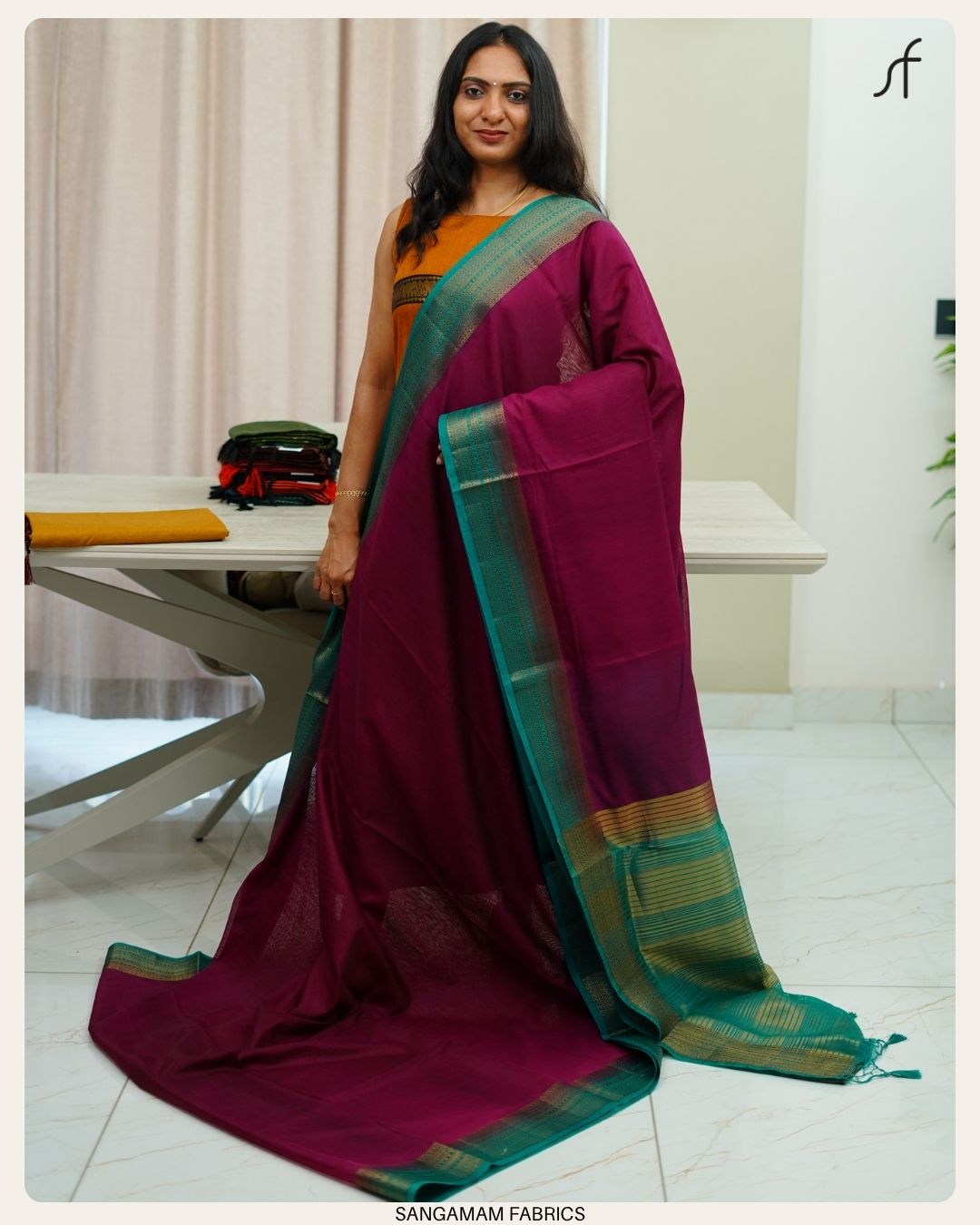 LINEN JUTE SAREE