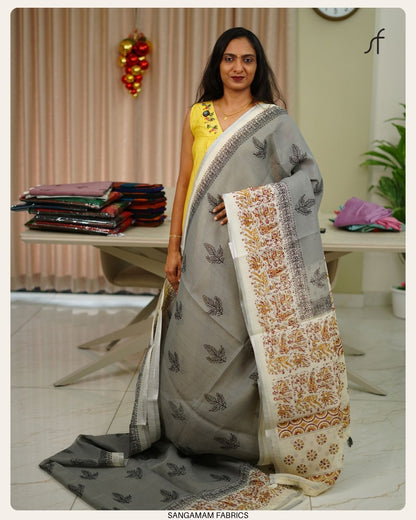NET COTTA SAREE