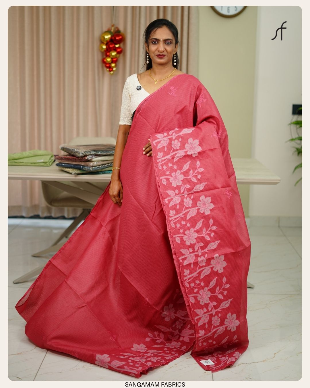 NET COTTA SAREE