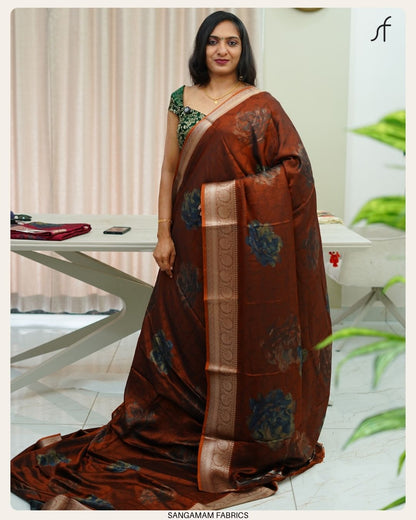 CRAPE BANARASI SAREE