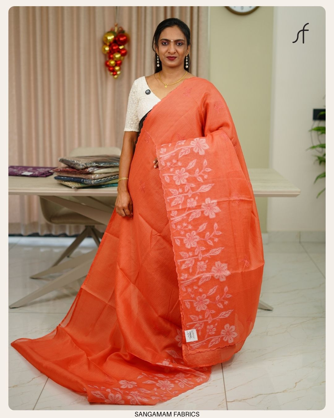 NET COTTA SAREE