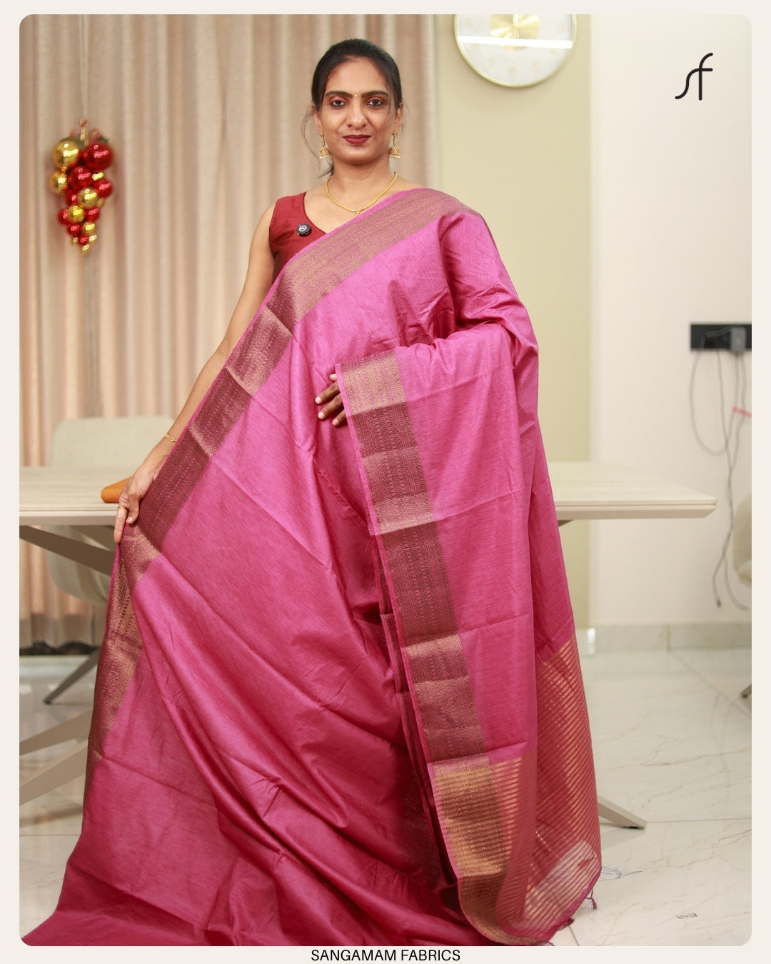 SEMI JUTE BANARASI SAREE