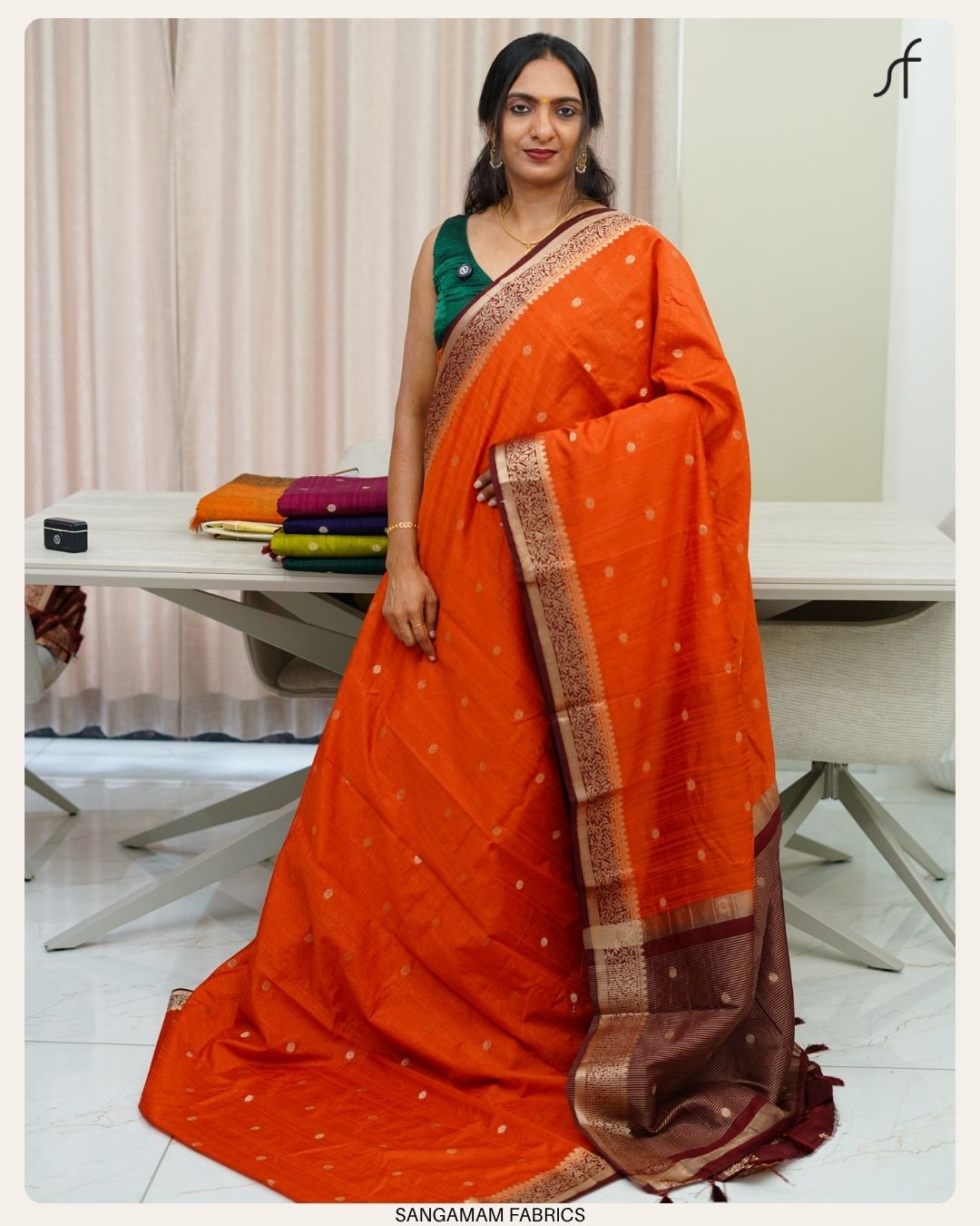 SEMI JUTE BANARASI SAREE