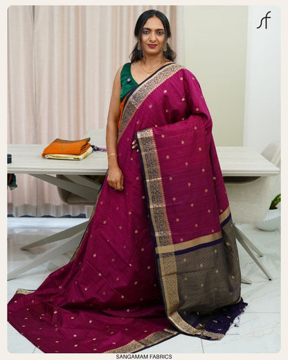 SEMI JUTE BANARASI SAREE