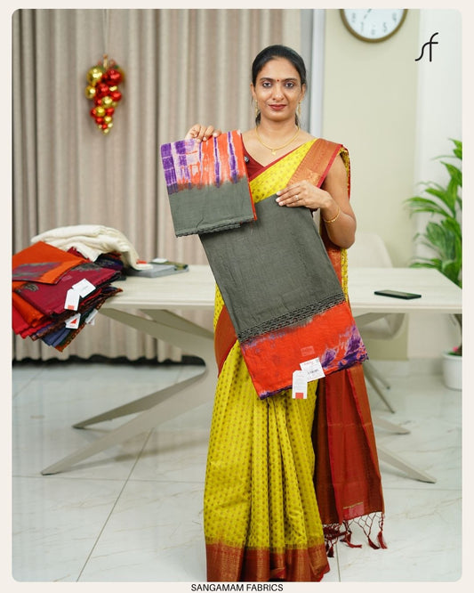 COTTA COTTON CHROCHET DETAILED SAREE