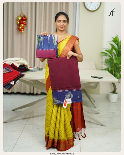 COTTA COTTON CHROCHET DETAILED SAREE