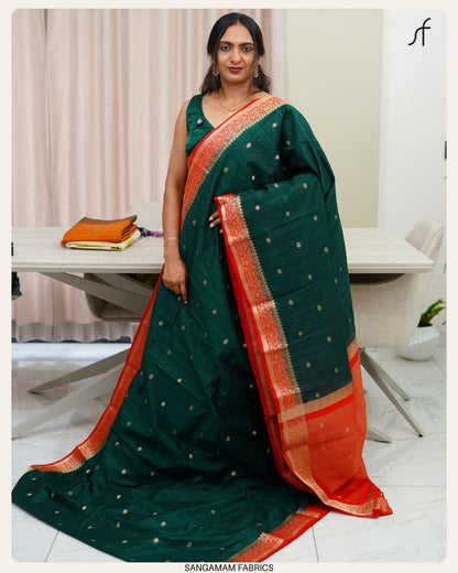 SEMI JUTE BANARASI SAREE
