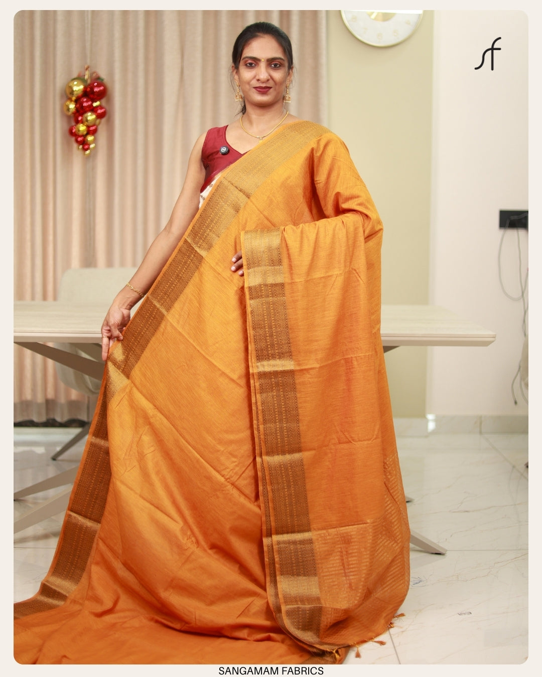 SEMI JUTE BANARASI SAREE