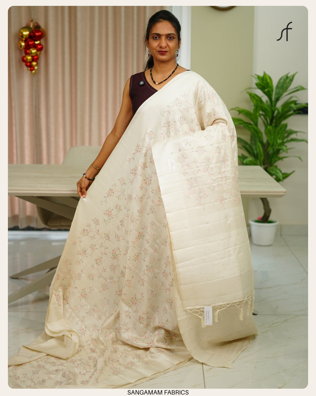 SEMI TUSSAR SILK SAREE