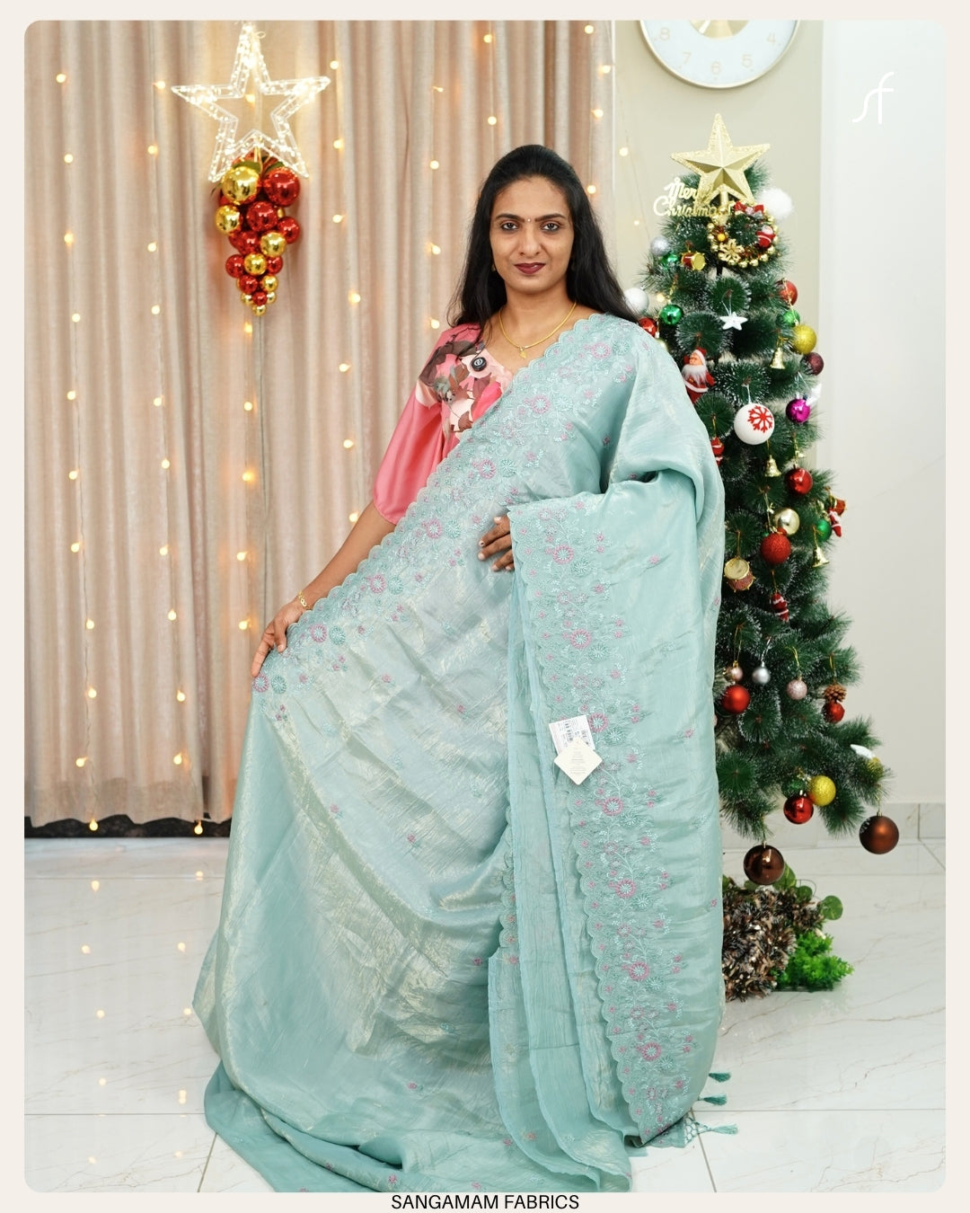 SHIMMER ORGANZA SAREE