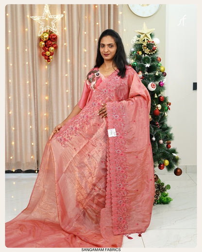 SHIMMER ORGANZA SAREE