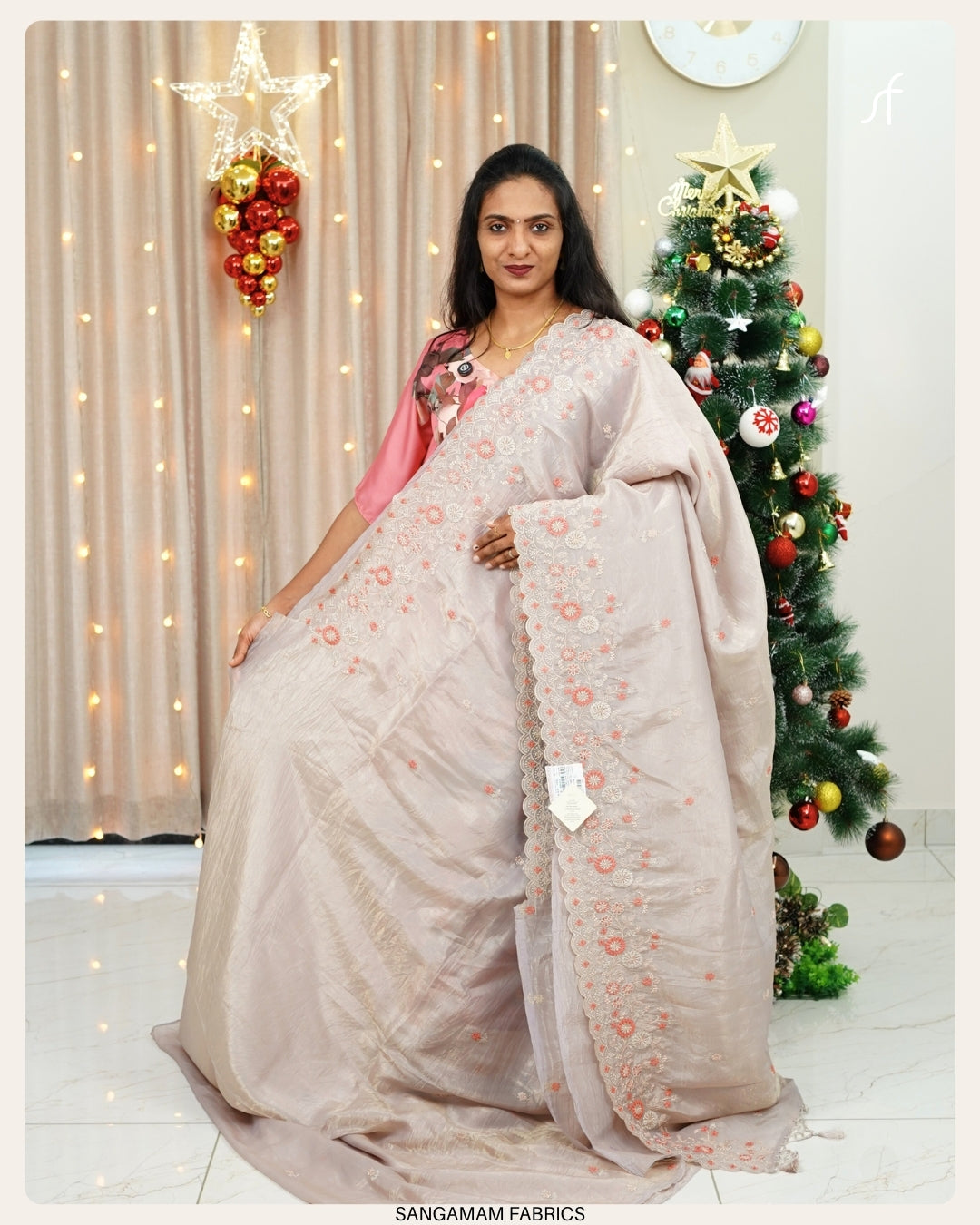 SHIMMER ORGANZA SAREE