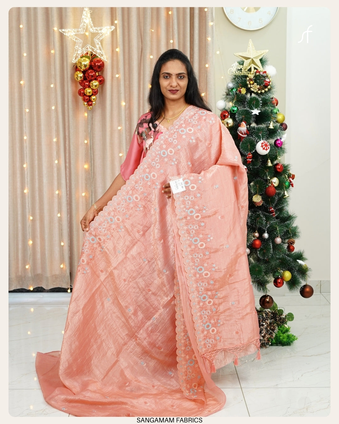 SHIMMER ORGANZA SAREE