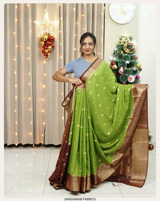 SEMI BANARASI SAREE