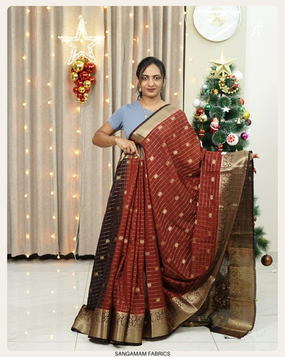 SEMI BANARASI SAREE