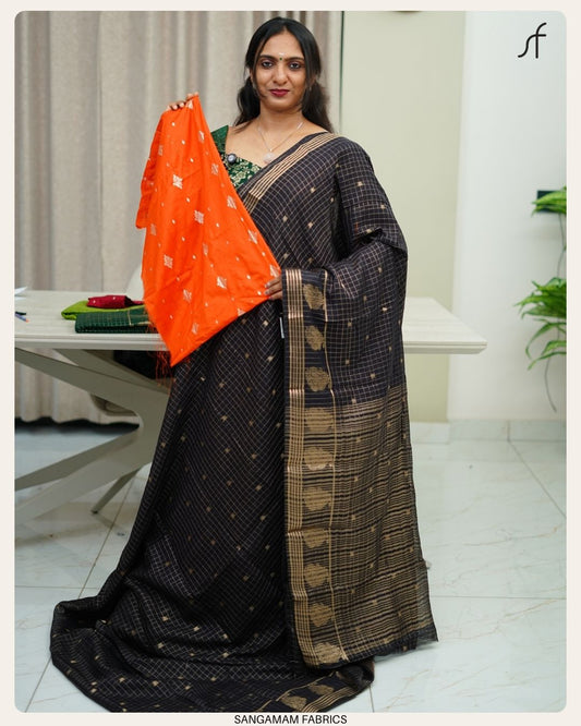 SEMI GEORGETTE BANARASI SAREE