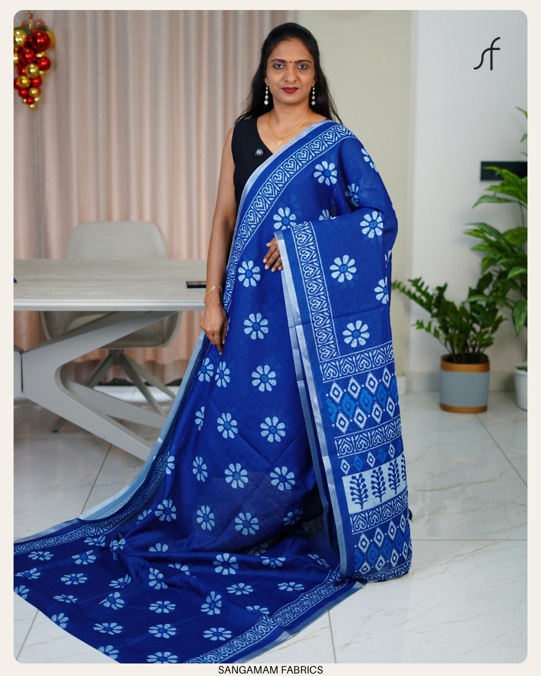 SEMI LINEN SAREE