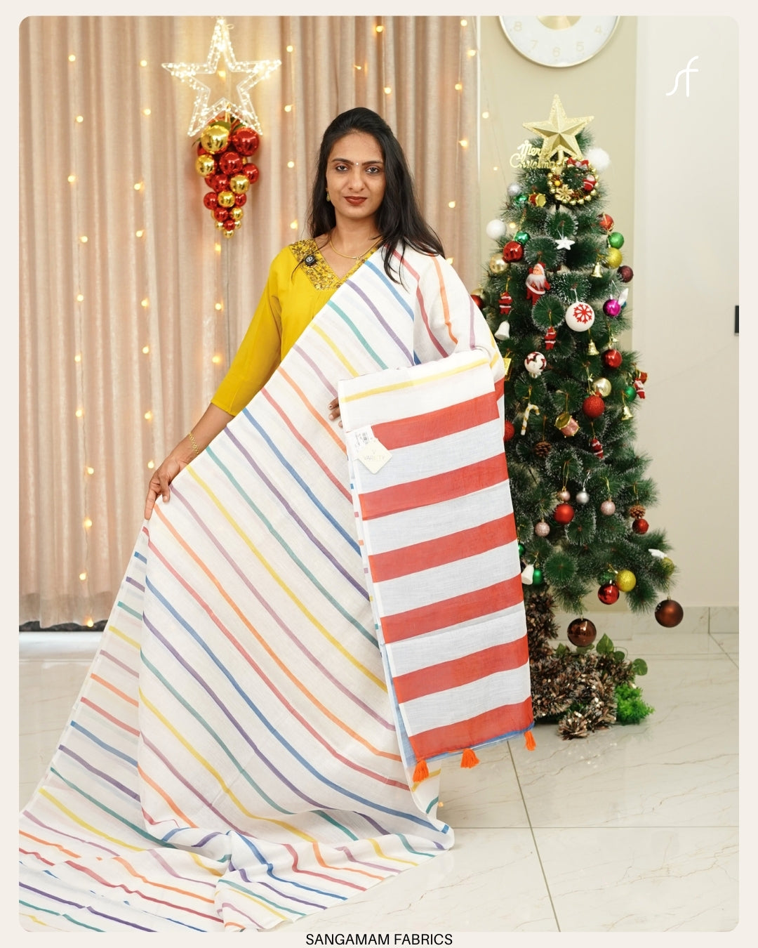 SEMI LINEN SAREE