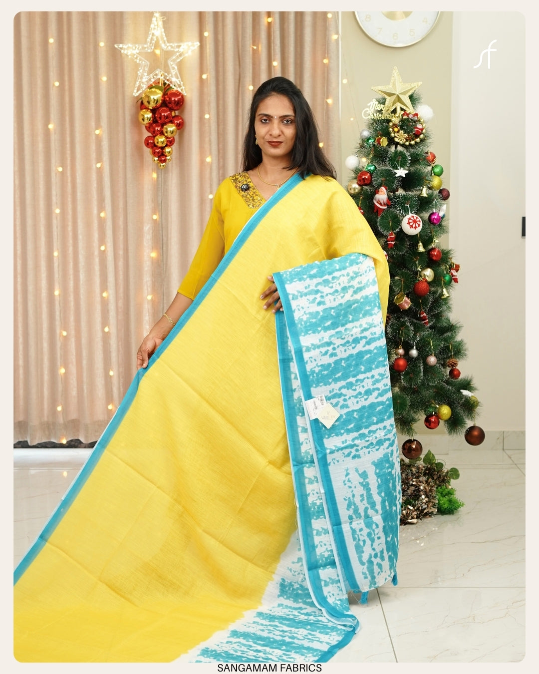 SEMI LINEN SAREE